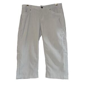 Kuhl Trekr Capri Shorts Pants Women's Size 6 Hiking Camping Outdoor Nylon Gray
